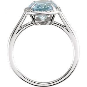 Aquamarine ring